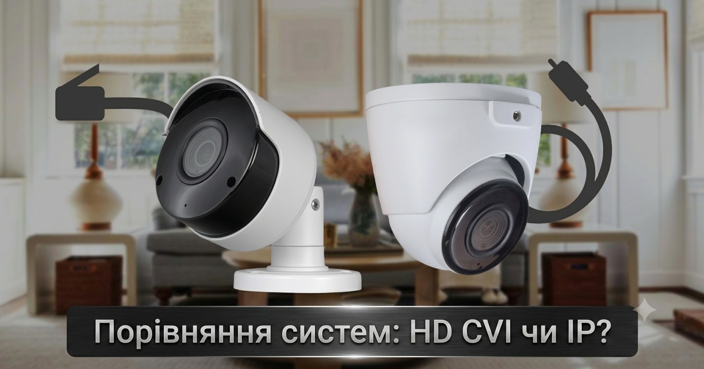 HDCVI чи IP: яку систему відеоспостереження обрати?