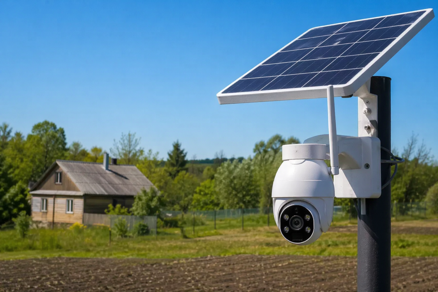 4G камера з сонячною панеллю і акумулятором — як обрати автономну камеру.