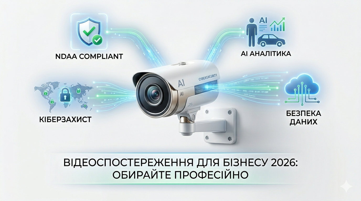 Відеоспостереження для бізнесу 2026:
