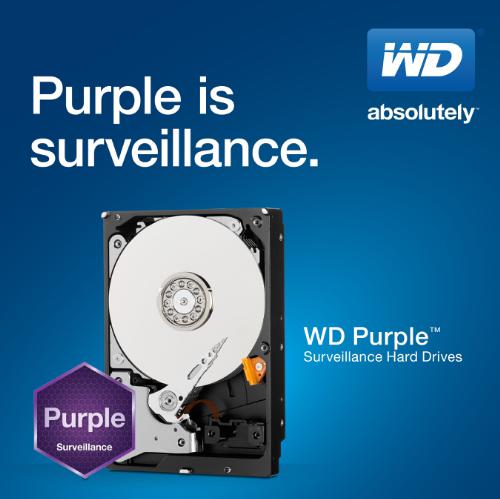 WD Purple - накопители для видеонаблюдения!