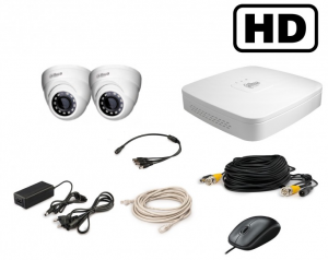 Комплект HD видеонаблюдения Dahua KIT-CV2HD-2D
