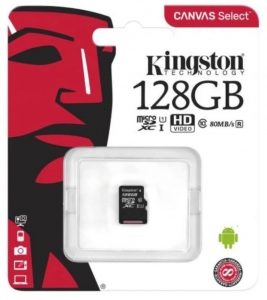 Карта пам’яті Kingston (SDCS2/128GB) 128Гб microSDXC U1 V10 A1