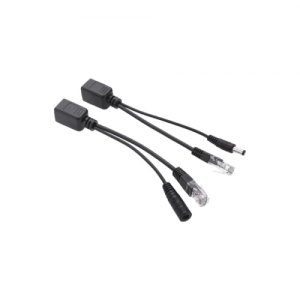 POE інжектор 802.3at (30Вт), Black, OEM Q50 пасивний (пара)
