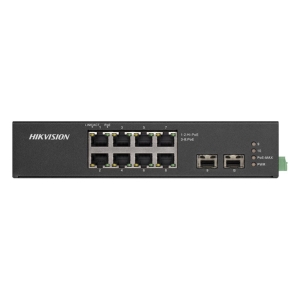 DS-3T0510HP-E/HS 8-портовый неуправляемый POE коммутатор Hikvision