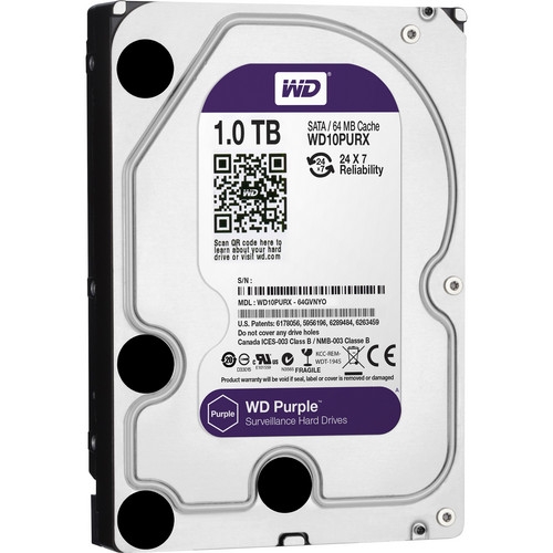Жесткий диск Western Digital Purple WD10PURX 1TB