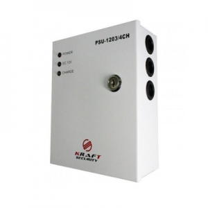 Блок живлення для відеонагляду Kraft Energy PSU-1203/4CH
