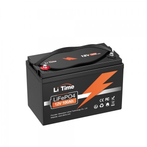 LiTime LiFePO4 12V 100Ah bluetooth акумуляторна батарея