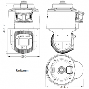 DS-2SF8C442MXS-DLW(24F0)(P3) Tandemvu speeddome Hikvision