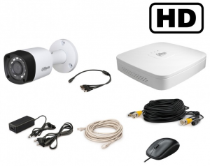 Комплект HD видеонаблюдения Dahua KIT-CV1HD-1B