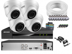 NK4E0-2T Комплект HD відеонагляду Hikvision на 4 камери
