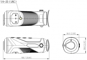 TPC-M20-B10-G Тепловізійний монокуляр Dahua