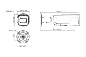 DS-2CD2683G2-LIZS2U (2.8-12мм) 8 МП AcuSense варіофокальна камера Hikvision
