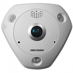 DS-2CD63C5G0E-IVS(2mm)(B) 12МП Fisheye з мікрофоном Hikvision