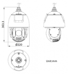 DS-2DE7A432IW-AEB(T5) 4MP 32X ІЧ Network Speed Dome Hikvision
