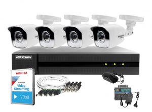 NK4E0-3T Комплект для відеонагляду Hikvision на 4 IP камери