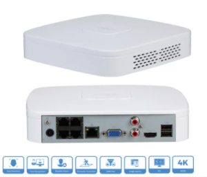 DHI-NVR2104-P-I2 4-канальний Smart 1U 4PoE 1HDD WizSense