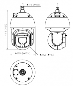 DH-SD8A845QA-HNF 8MP 45x OIS ІЧ PTZ відеокамера Dahua