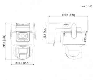 DH-IPC-PTS2649C-3E3Z-4GB20 4G камера APOLLO Dahua на акумуляторі з сонячною панеллю