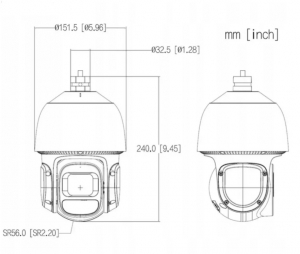 DH-SD3D416NB-GNY PTZ відеокамера Dahua