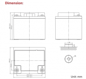 R-LFP12.8V50AH LiFePO4 aкумулятор Ritar