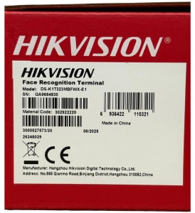 DS-K1T323MBFWX-E1 Термінал розпізнавання обличчя Hikvision