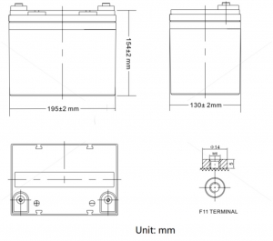 Ritar R-LFP12.8V30AH LiFePO4 aкумулятор