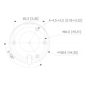 Dahua DH-IPC-HDW2449T-S-IL-BE 4МП камера з мікрофоном