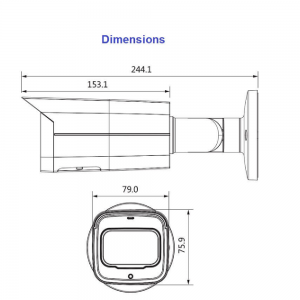 DH-IPC-HFW1431TP-ZS-S4 4Мп IP вариофокальная Dahua