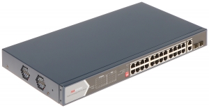 DS-3E0528HP-E 24-портовый неуправляемый Hi-PoE коммутатор Hikvision