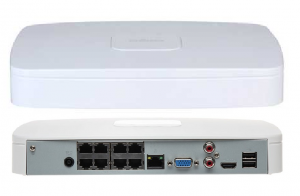 DHI-NVR2108-8P-I 8-канальный сетевой AI IP видеорегистратор c PoE