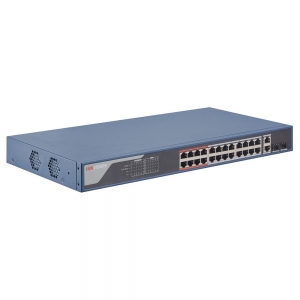 DS-3E1326P-EI 24 портовый POE коммутатор Hikvision