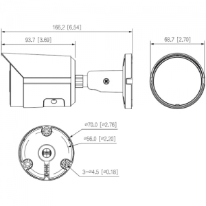 DH-IPC-HFW2849S-S-IL-BE 8МП камера Dahua з мікрофоном