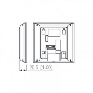 Відеодомофон Dahua DHI-VTH2611L-WP 4.3'' дюймів Wi-Fi