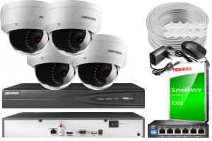 NK6E0-7T Комплект для відеонагляду Hikvision на 6 IP камери