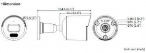 DS-2CD1027G0-L(C) 2 МП ColorVu lite IP видеокамера