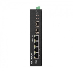 DS-3T0506HP-E/HS 4-портовый неуправляемый POE коммутатор Hikvision