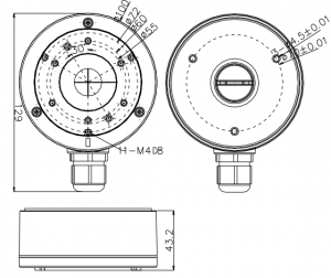 DS-1280ZJ-XS Распределительная коробка