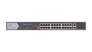DS-3E1326P-EI 24 портовый POE коммутатор Hikvision