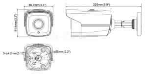 DS-2CE16U1T-IT3F 8 MP Bullet камера Hikvision