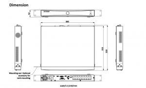 DS-7616NXI-K2/16P 16-канальний PoE 1U AcuSense 4K NVR