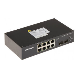 DS-3T0510HP-E/HS 8-портовый неуправляемый POE коммутатор Hikvision