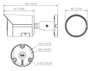 DH-IPC-HFW2449S-S-IL 4 МП WizSense з подвійним підсвічуванням та мікрофоном