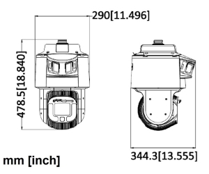 DS-2SF8C442MXG1-ELW/26 Tandem Vu PTZ камера Hikvision