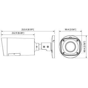 HD-CVI видеокамера Dahua HAC-HFW1200RP-VF-IRE6 (2.7-12 мм)