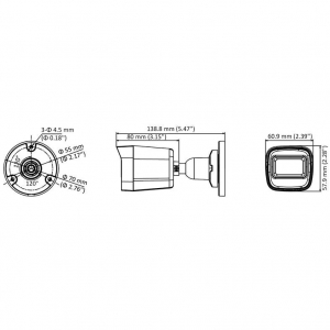 DS-2CE16H0T-ITPF відеокамера Hikvision (3.6мм)