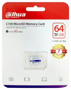 Карта пам'яті microSD Dahua DHI-TF-C100/64GB C100